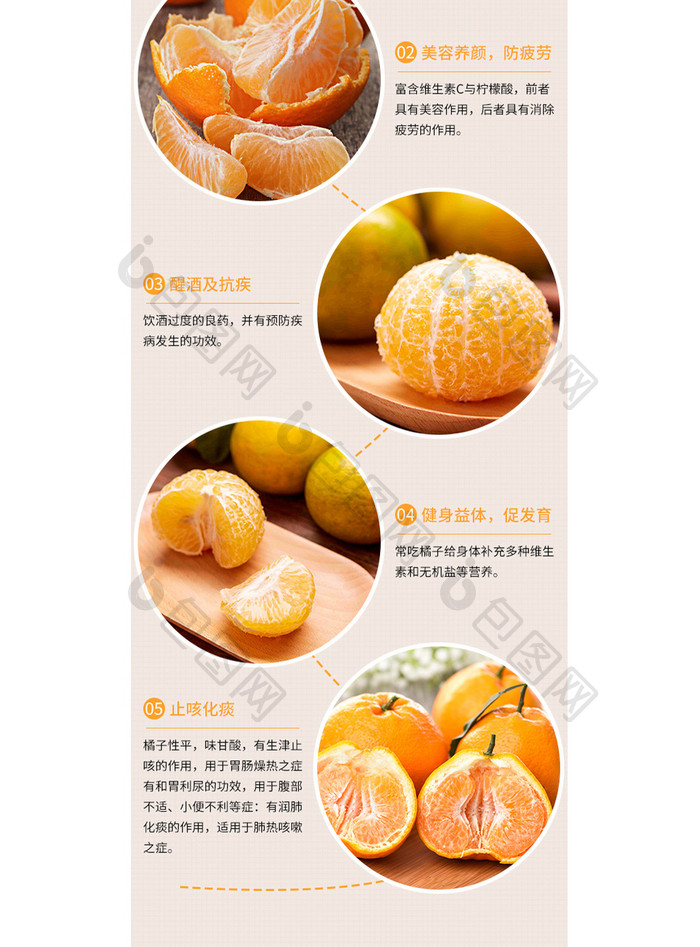 淘宝天猫橘子水果详情页模板