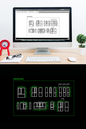 各种塑钢窗造型图纸CAD图纸