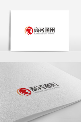 时尚大气B字母商务通用logo标志