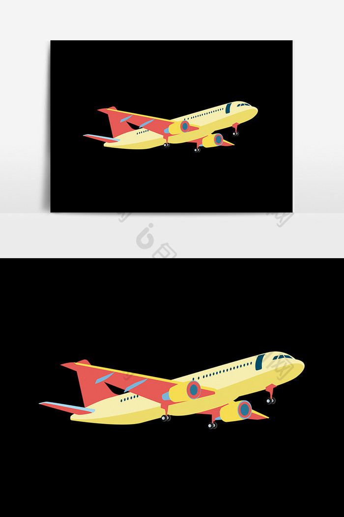 交通工具飞机设计元素