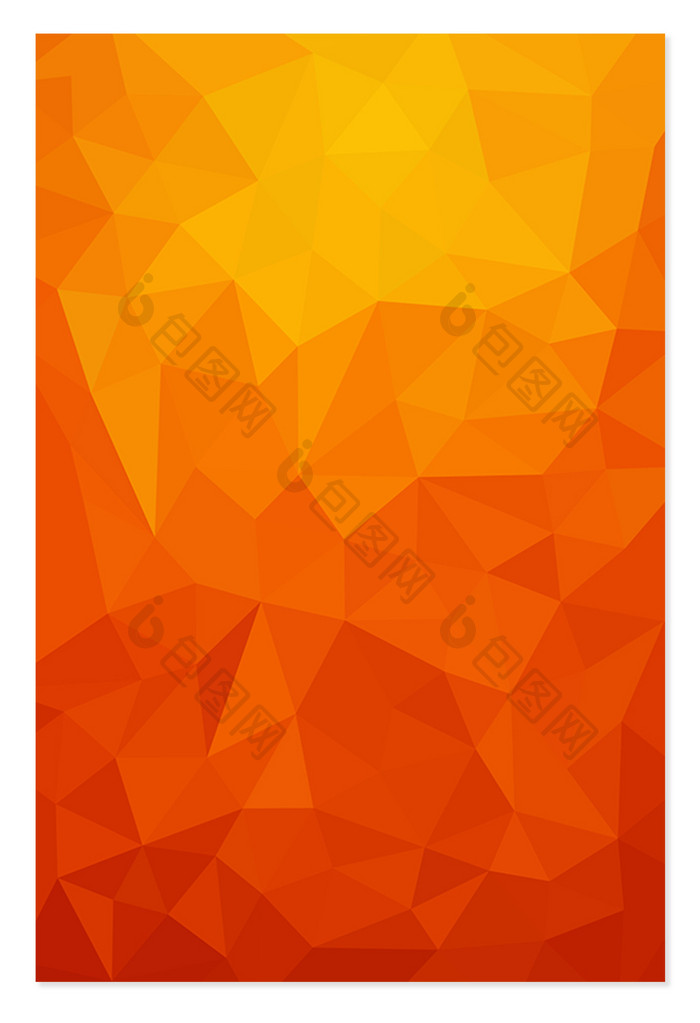 橙色渐变科技风简约扁平网格元素背景设计