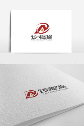 大气时尚金融A字母logo标志