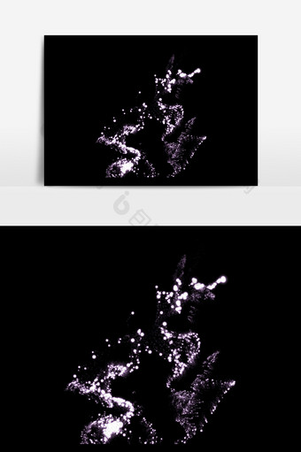 流线科技光效PSD素材图片