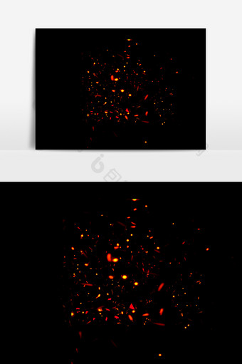 斑驳粒子光效设计元素图片