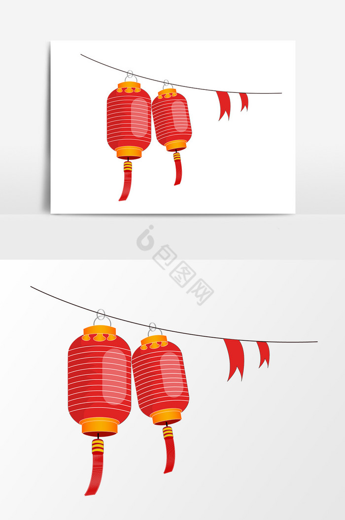 卡通灯笼图片-卡通灯笼素材免费下载-包图网