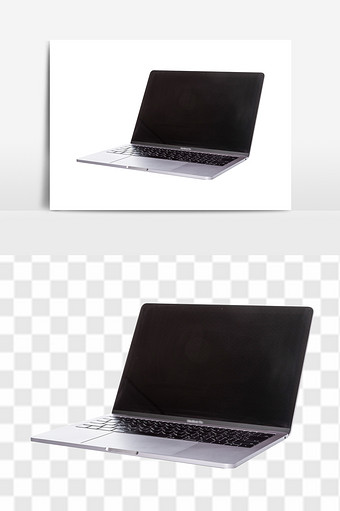 现代数码产品笔记本电脑元素图片