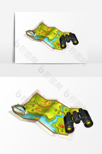 绿色地图海报设计-绿色地图设计图片-包图网