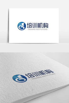 大气时尚d字母培训机构logo标志