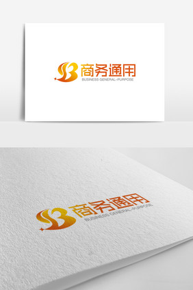 大气时尚B字母商务通用logo标志