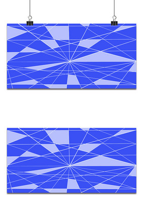 蓝色几何图形背景素材