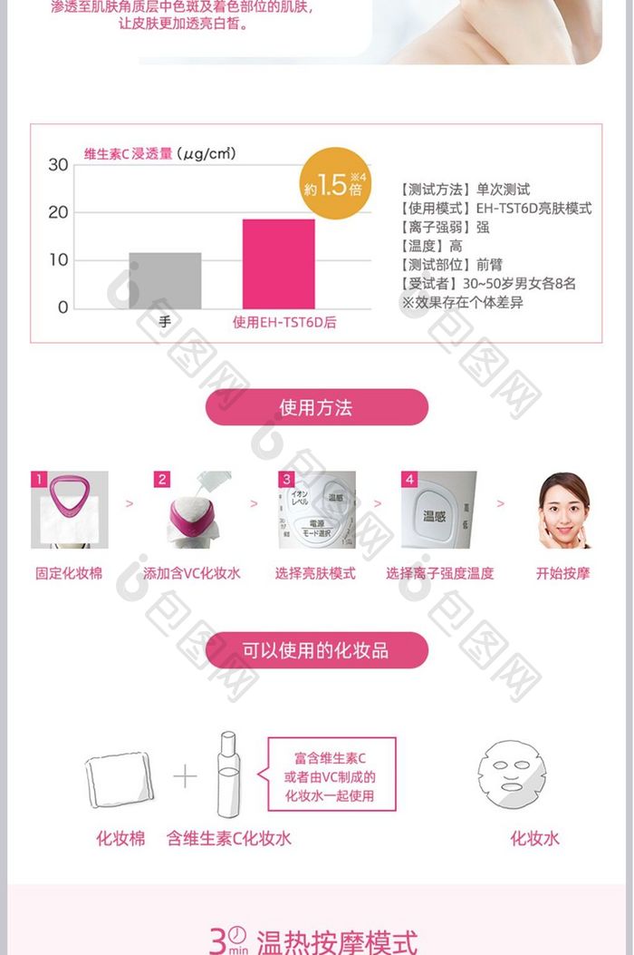 淘宝电商女化妆品数码电器首饰产品详情描述