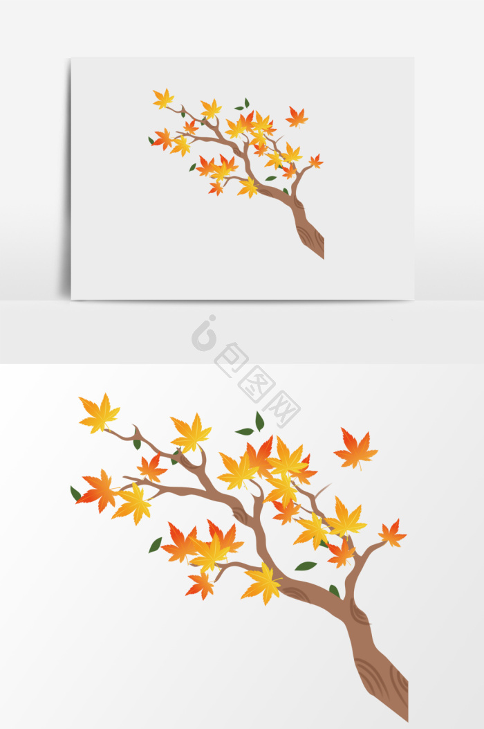 树枝插画图片下载-包图网