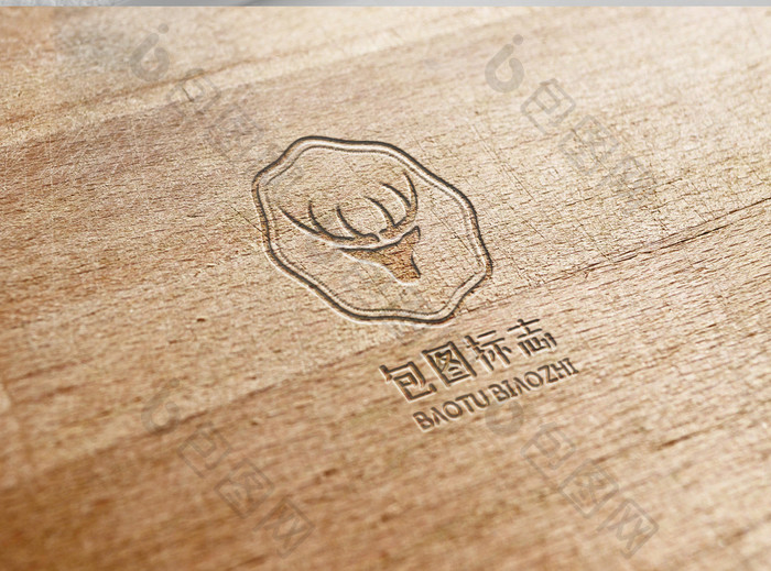文艺范麋鹿标志logo