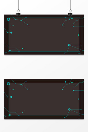 网络科技风简约扁平网格元素背景设计