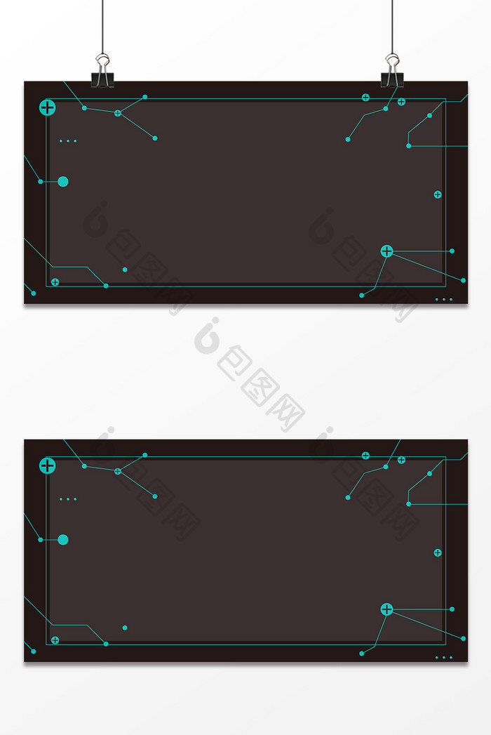 网络科技风简约扁平网格元素背景设计