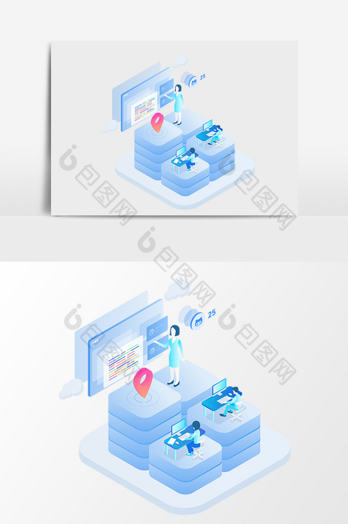 办公椅办公桌区块链图片