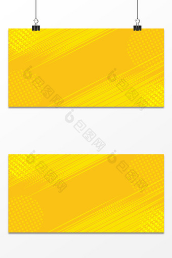 黄色电商孟菲斯几何风格背景展板设计图片