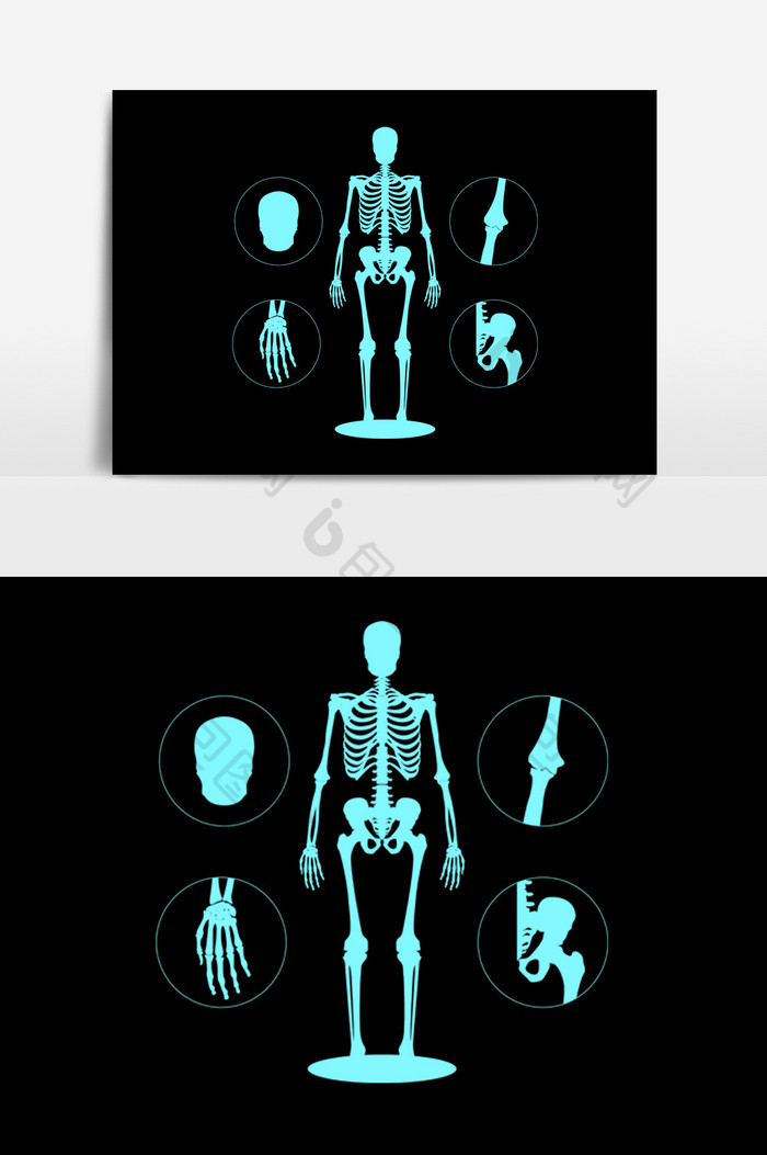 x光图片插画元素