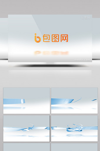 3D简约开场LOGO图片