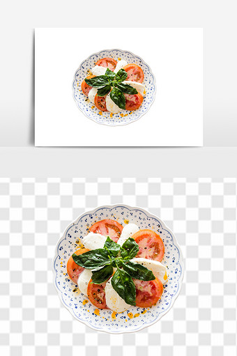 可口美味清新蔬菜拼盘元素图片