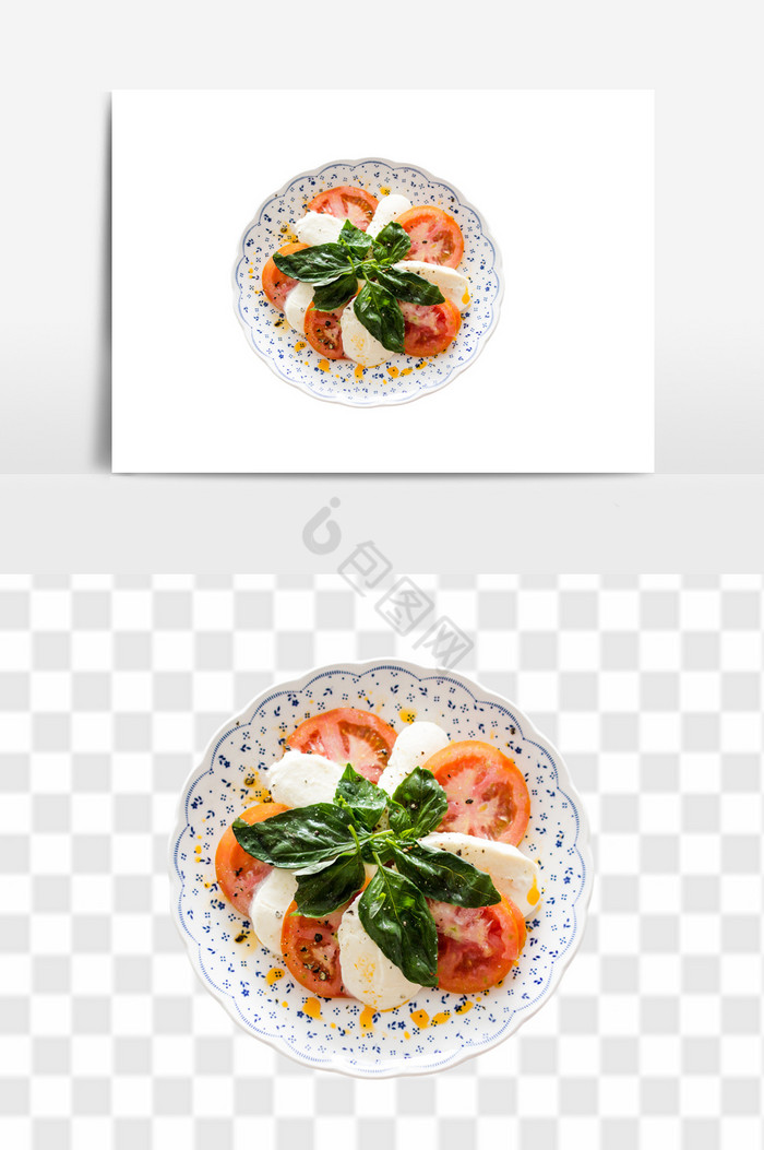 可口美味蔬菜拼盘图片