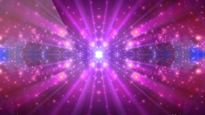 紫色星空粒子放大LED背景视频素材