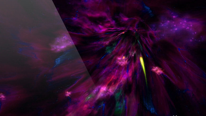 紫色星云冲动穿梭循环视频素材