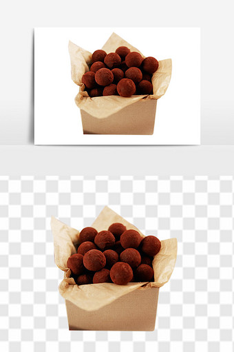 情人节生巧礼盒装送女友巧克力元素图片