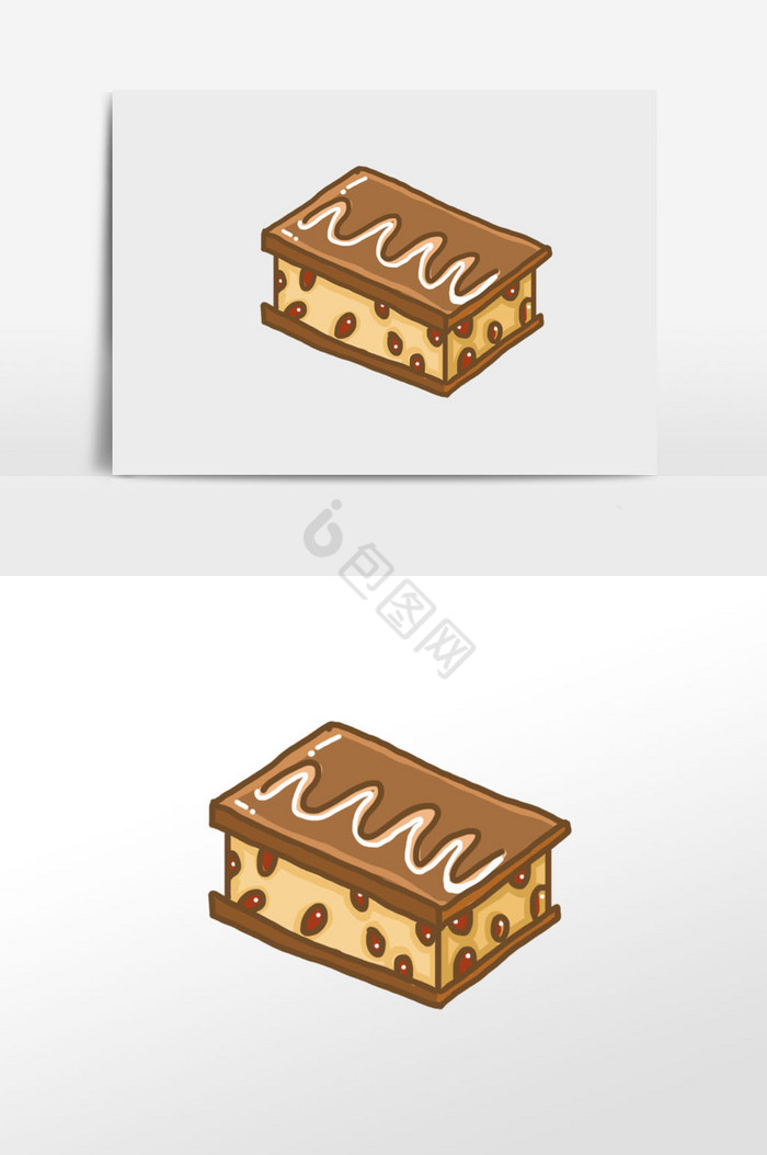 手帐巧克力蛋糕图片
