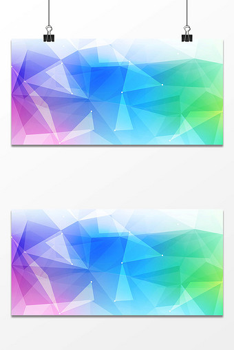 彩色几何拼接背景图片下载