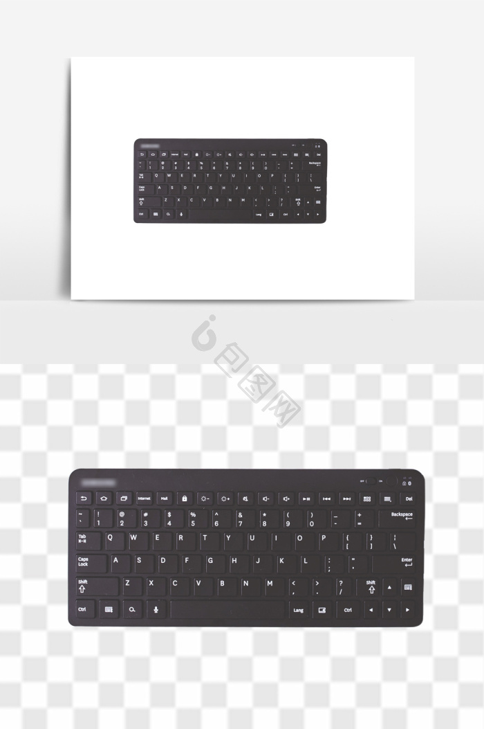 便携式蓝牙无线电脑键盘