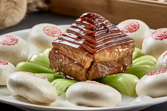 婚宴美食红喜花<strong>馍</strong>宝塔<strong>肉</strong>