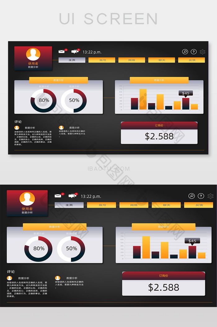 商务办公后台系统数据网页界面图片图片