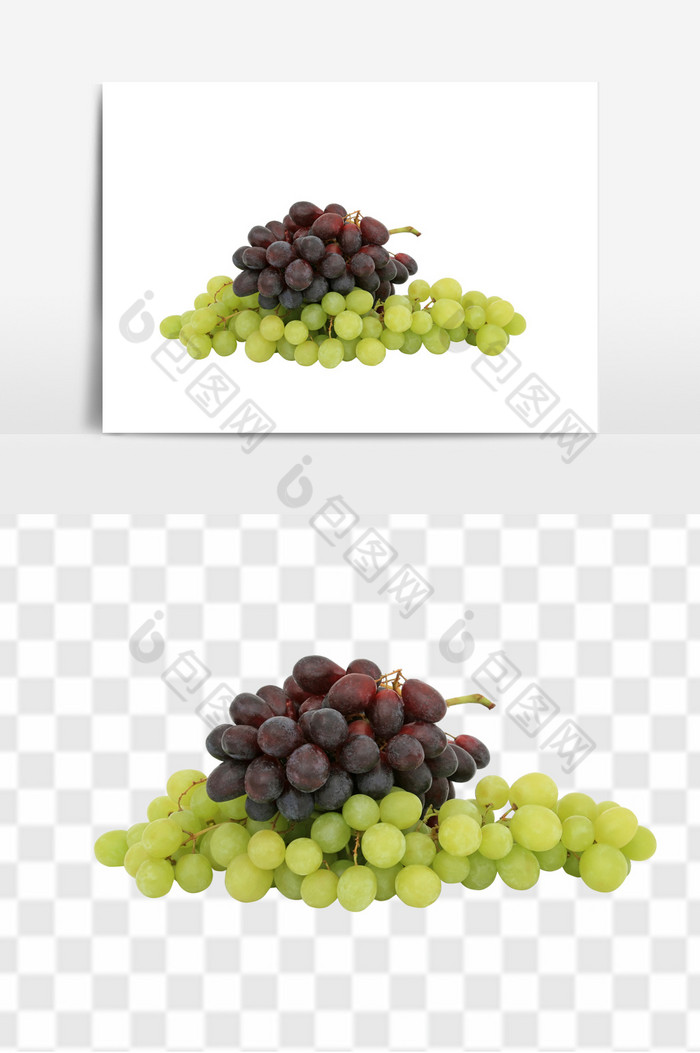 新鲜葡萄青葡萄png图片图片