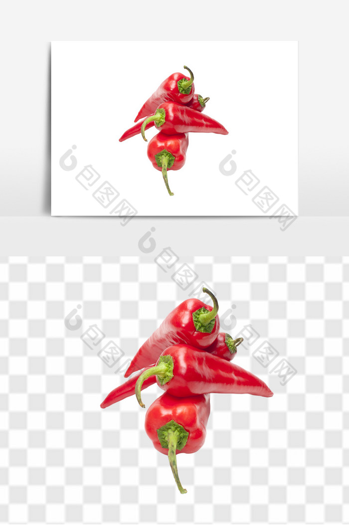 新鲜红红的辣椒png图片图片