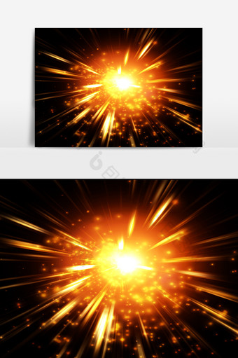 大爆炸火焰设计元素图片