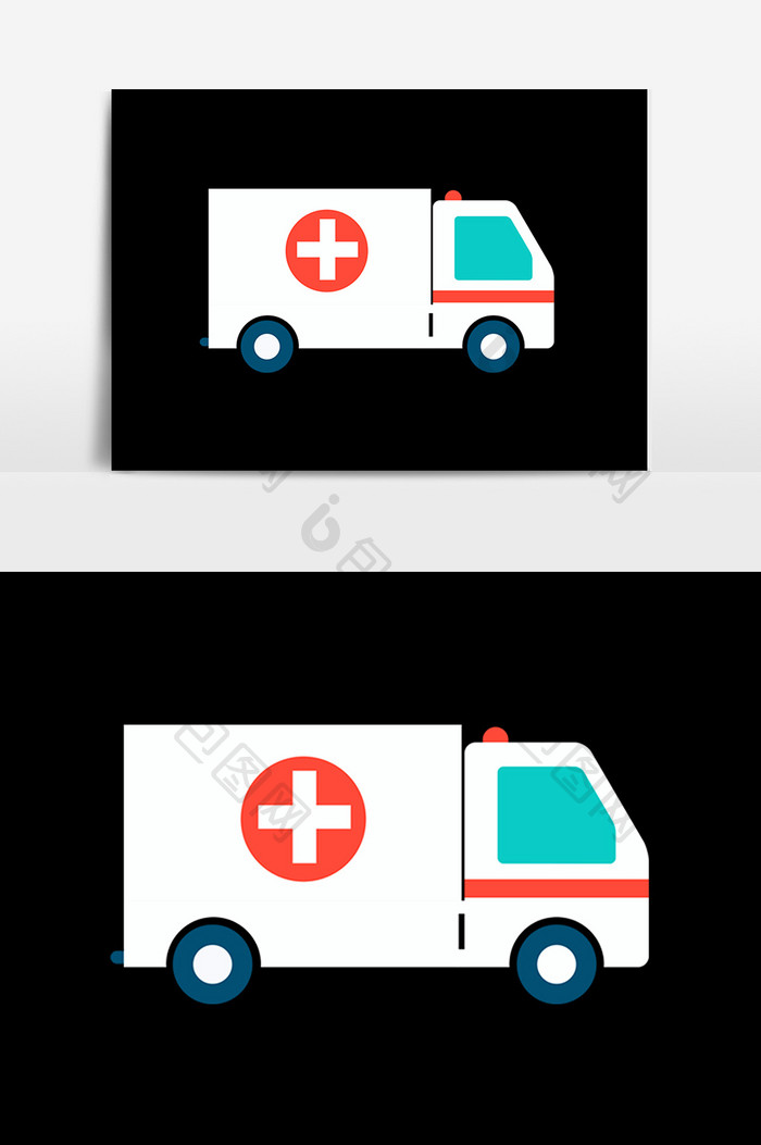 医疗救护车设计元素