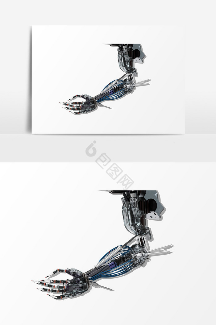 科技机械手臂PSD图片