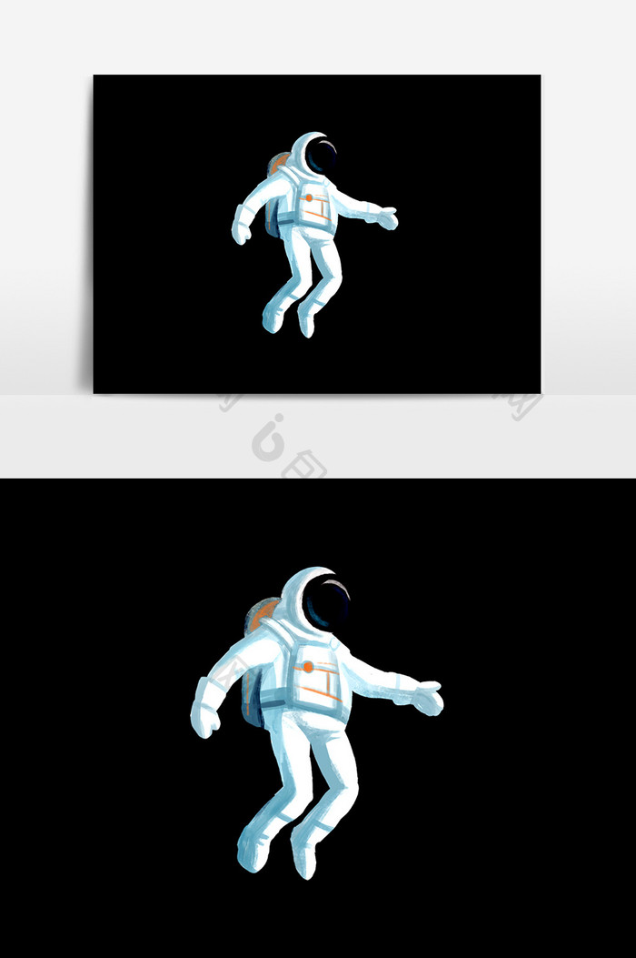 宇航员人物设计元素