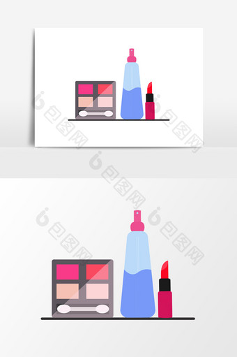 彩妆工具元素设计图片