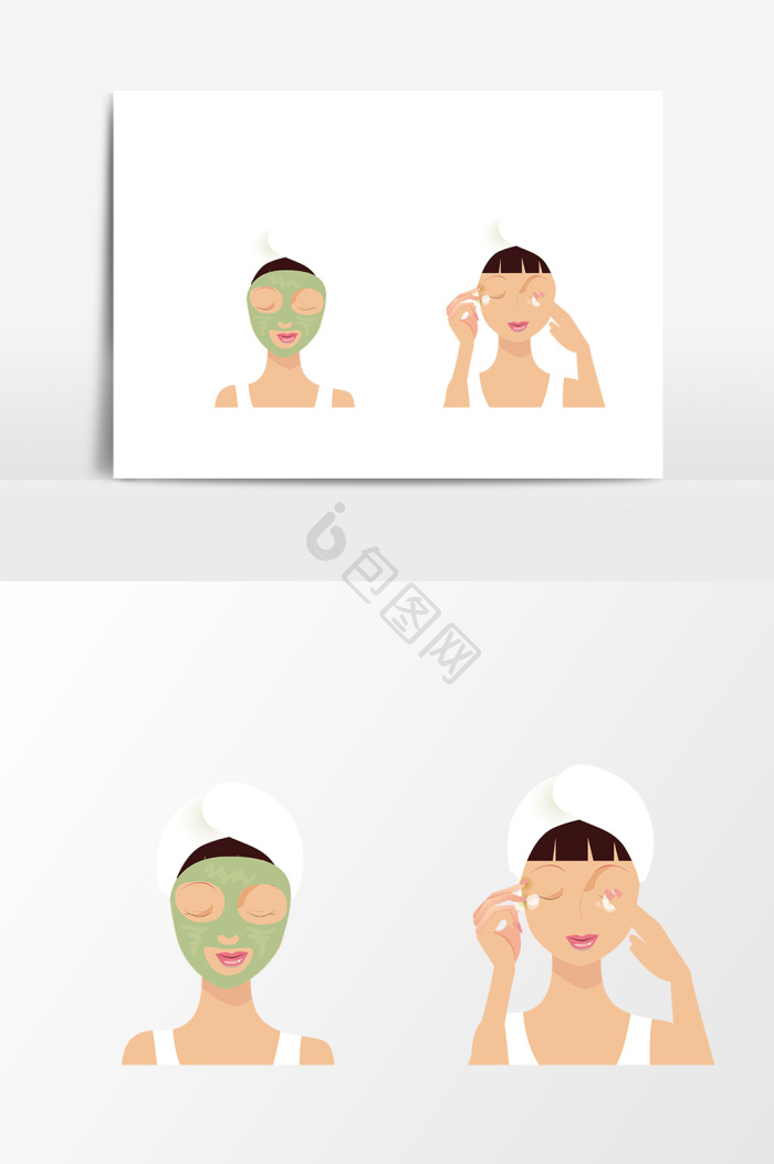 敷面膜图片-敷面膜素材免费下载-包图网