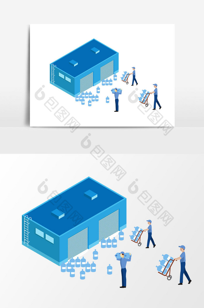 企业卡通建筑物图片