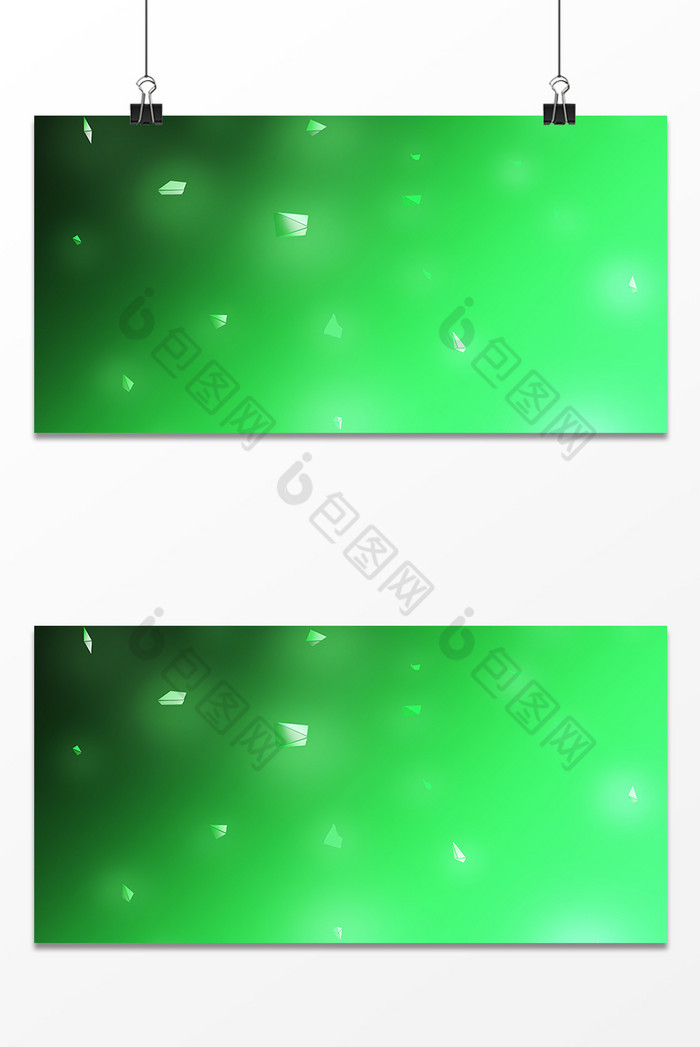 闪亮宝石碎片绿色图片