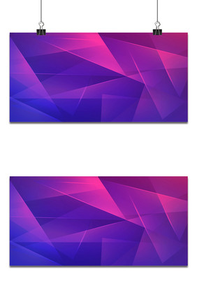 紫色几何科技背景设计