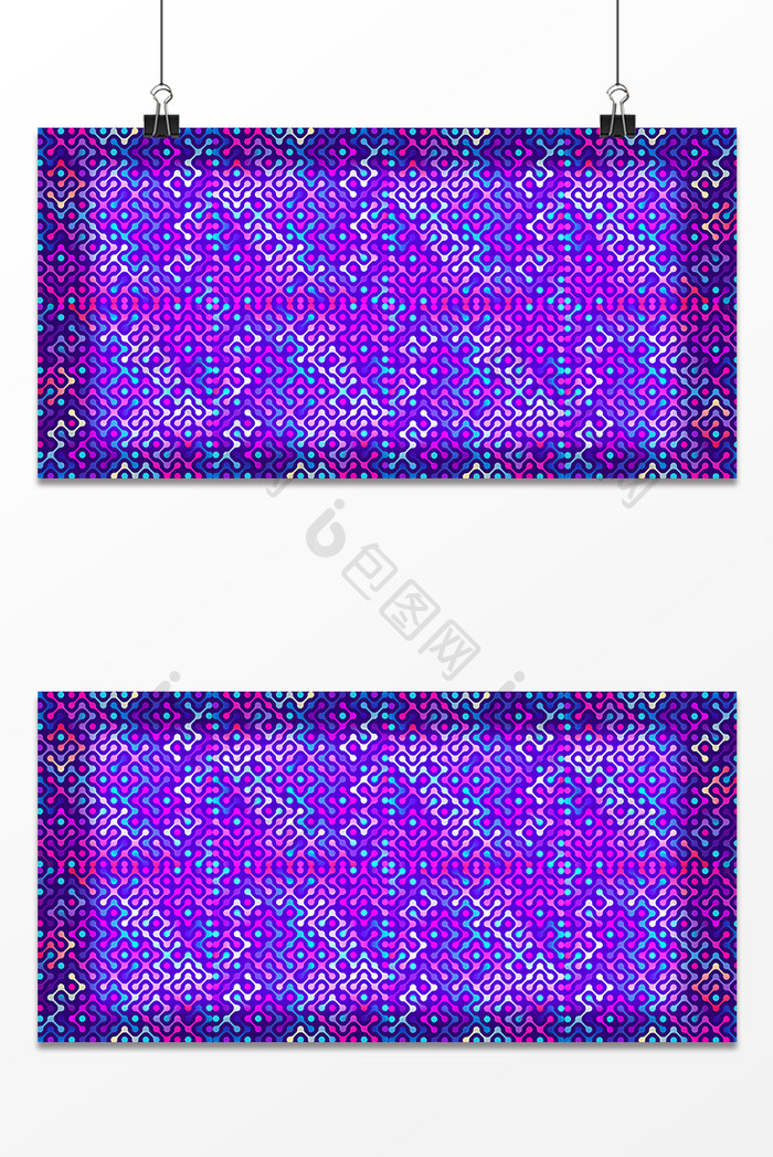 紫色抽象边框设计背景