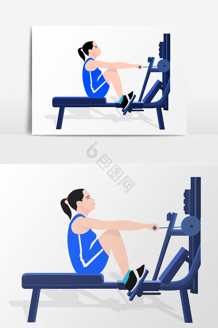 健身房健身图片