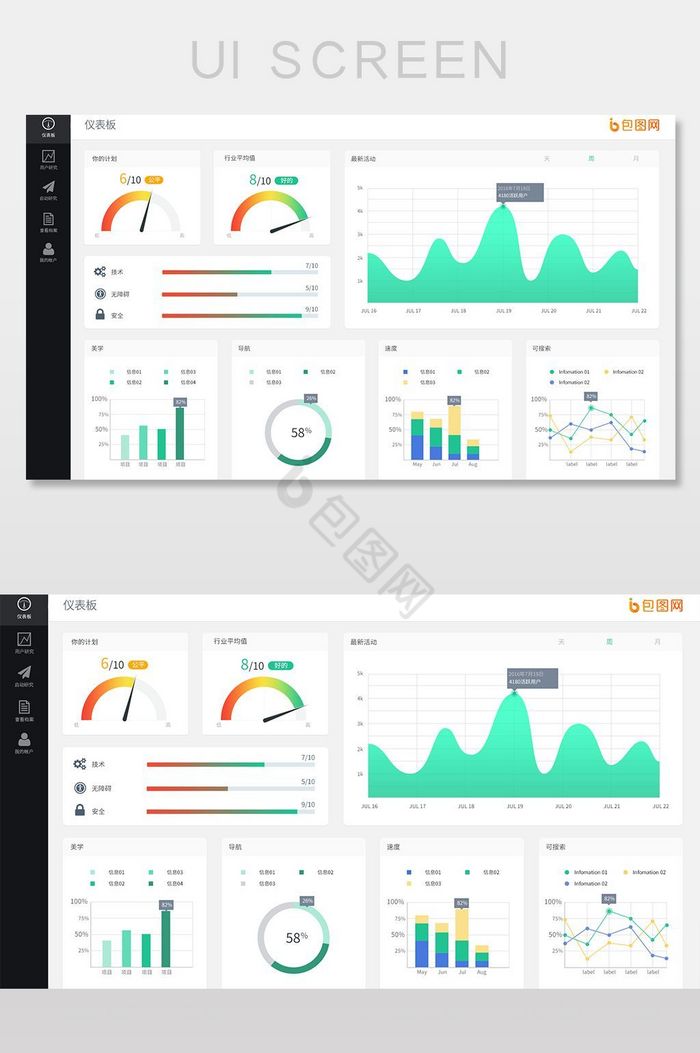 系统ui界面-系统ui界面设计图片-包图网