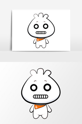 小包子惊讶形象配图