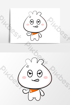 萌小包子形象配图图片