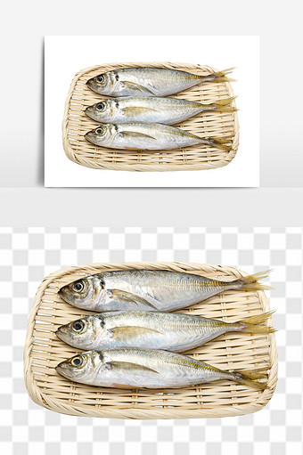 新鲜进口海鲜小黄鱼素材图片